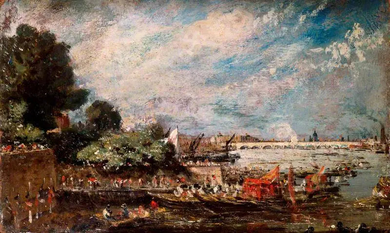 Waterloo Bridge from Whitehall Stairs - John Constable