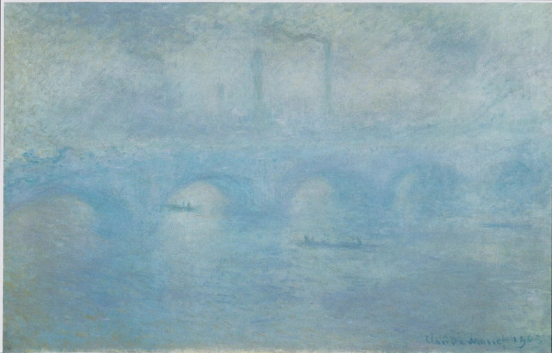 The Waterloo Bridge. Fog Effect - Claude Monet