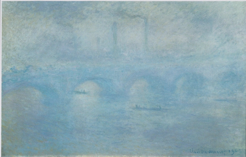 The Waterloo Bridge. Fog Effect - Claude Monet