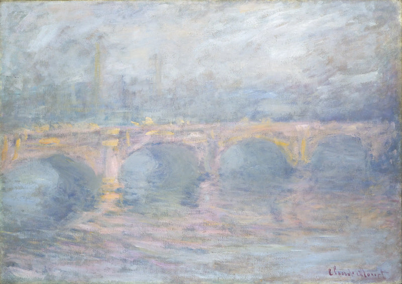 Waterloo Bridge, Pink Effect - Claude Monet