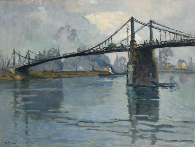 The Pont des Andelys, along the Seine - Robert Antoine Pinchon
