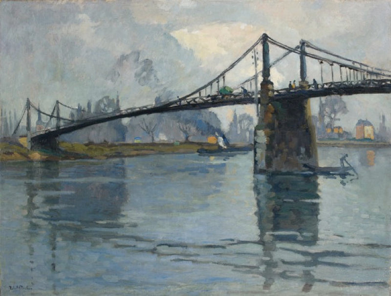 The Pont des Andelys, along the Seine - Robert Antoine Pinchon