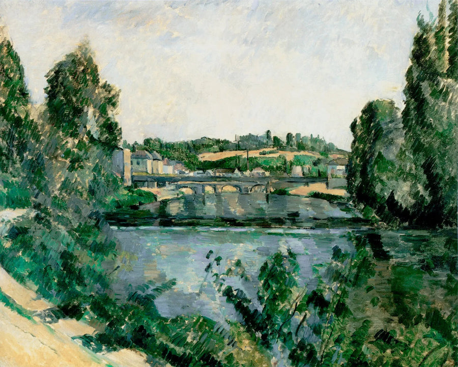 The Bridge and the Spillway at Pontoise - Paul Cézanne