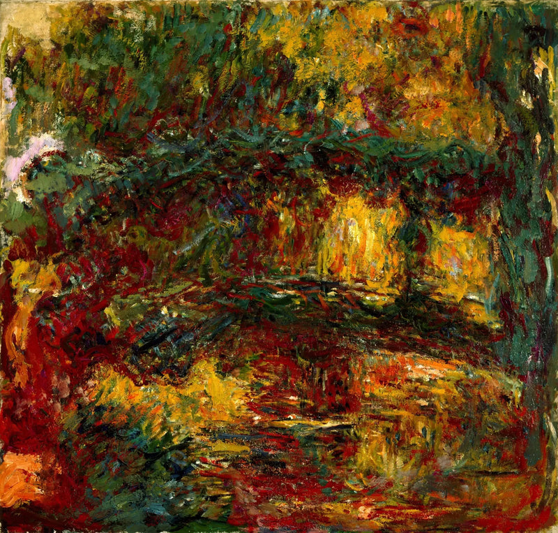The Japanese Bridge - Claude Monet