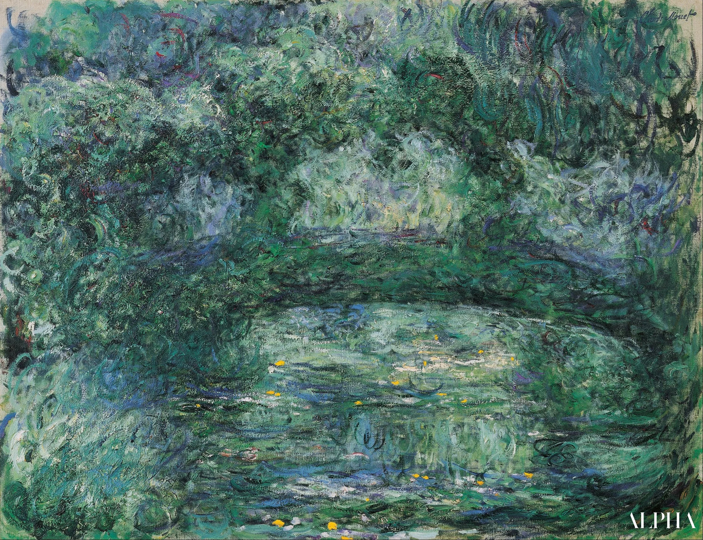 The Japanese Bridge by Claude Monet - High-end reproductions of paintings and artworks