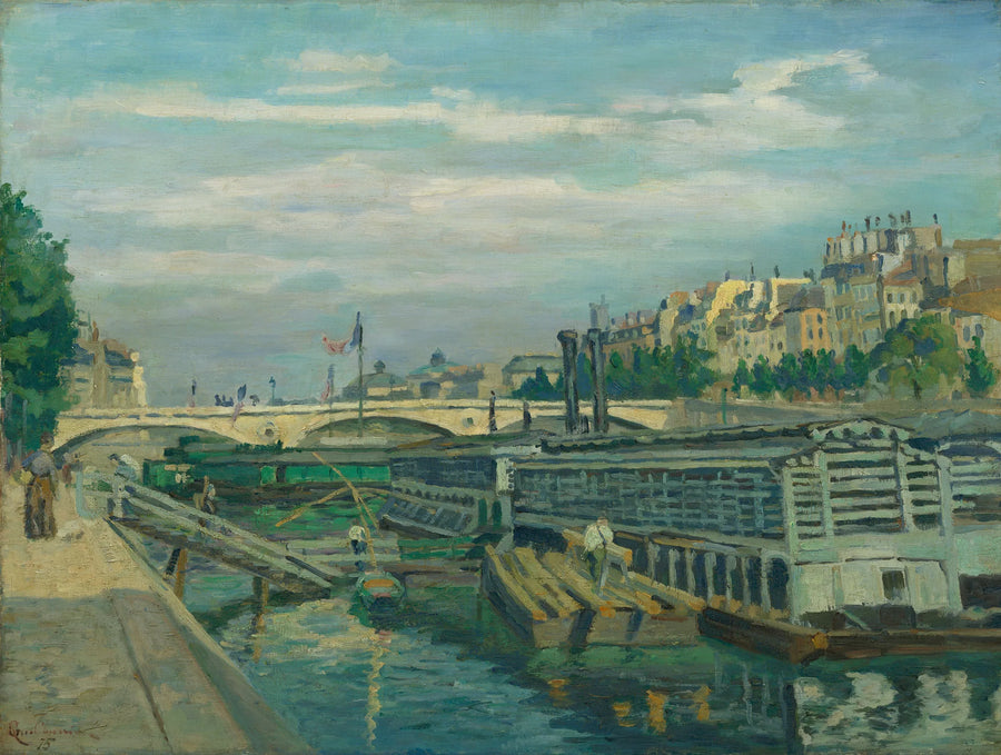 The Louis-Philippe Bridge in Paris - Armand Guillaumin