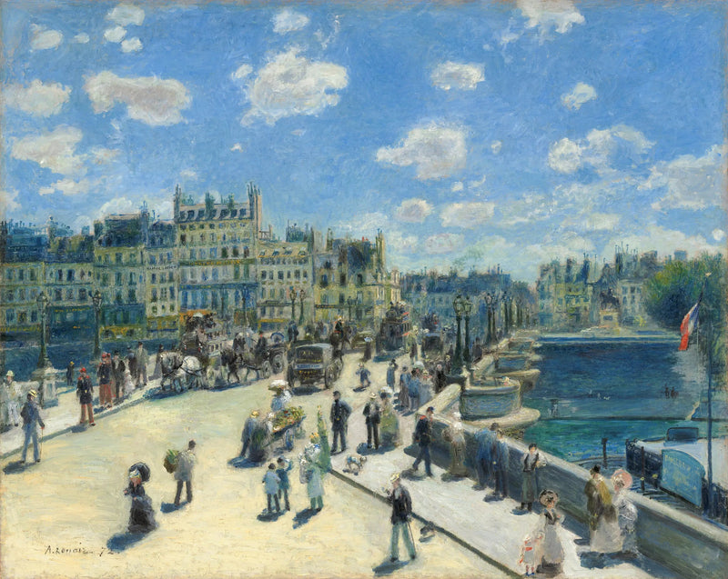 The Pont-Neuf - Pierre-Auguste Renoir
