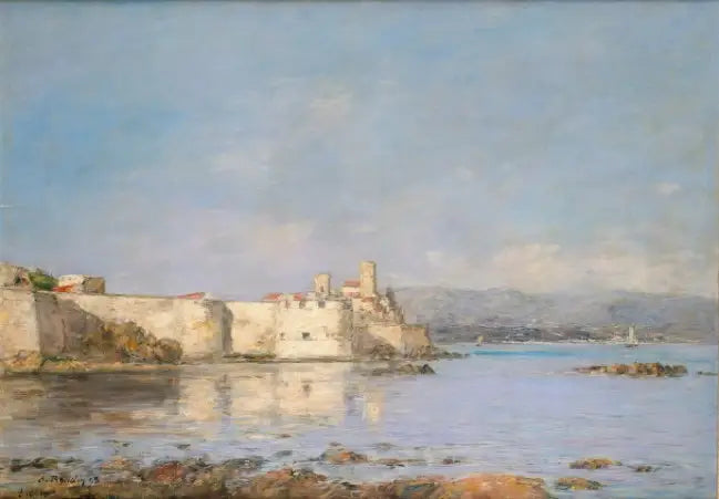 The Port of Antibes - Eugène Boudin
