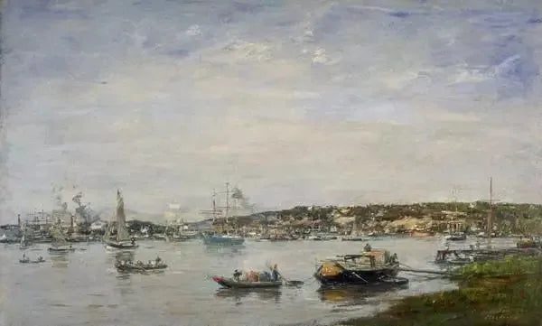 The Port of Bordeaux - Eugène Boudin