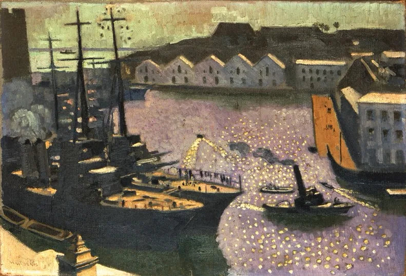Le Port de Brest - Maurice Denis image 1 reproduction de peinture à l’huile