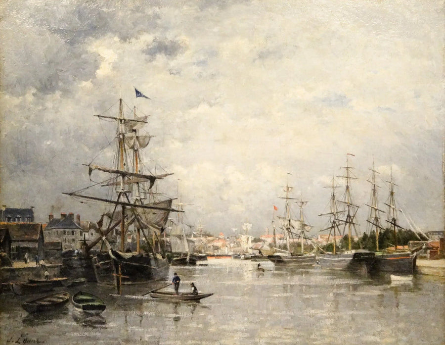 The Port of Caen - Stanislas Lépine