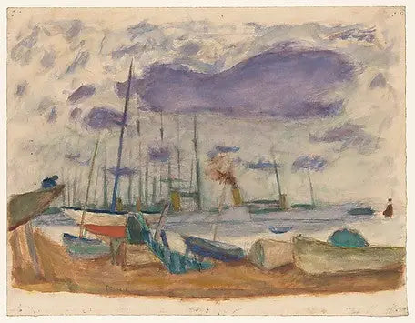 The Port of Cannes - Pierre Bonnard