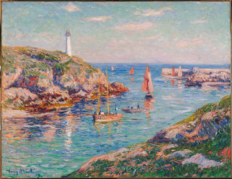 The port of Douvelan - Henry Moret