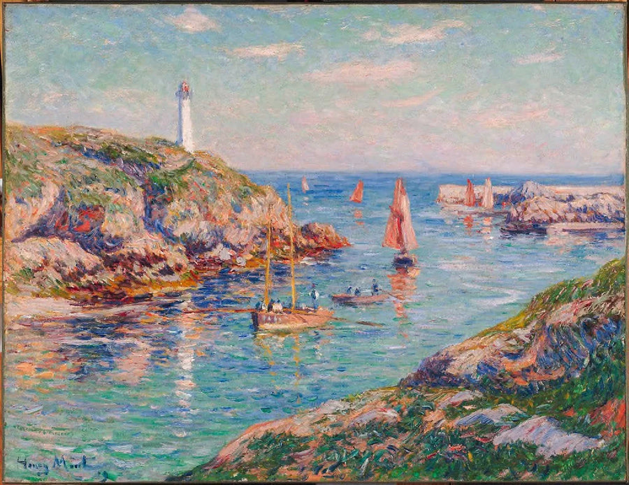 The port of Douvelan - Henry Moret