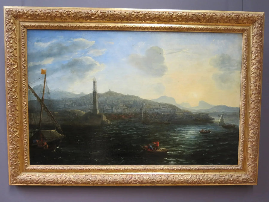 The Port of Genoa, seen from the sea - Claude Lorrain