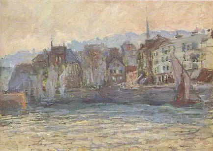 The Port of Honfleur - Claude Monet
