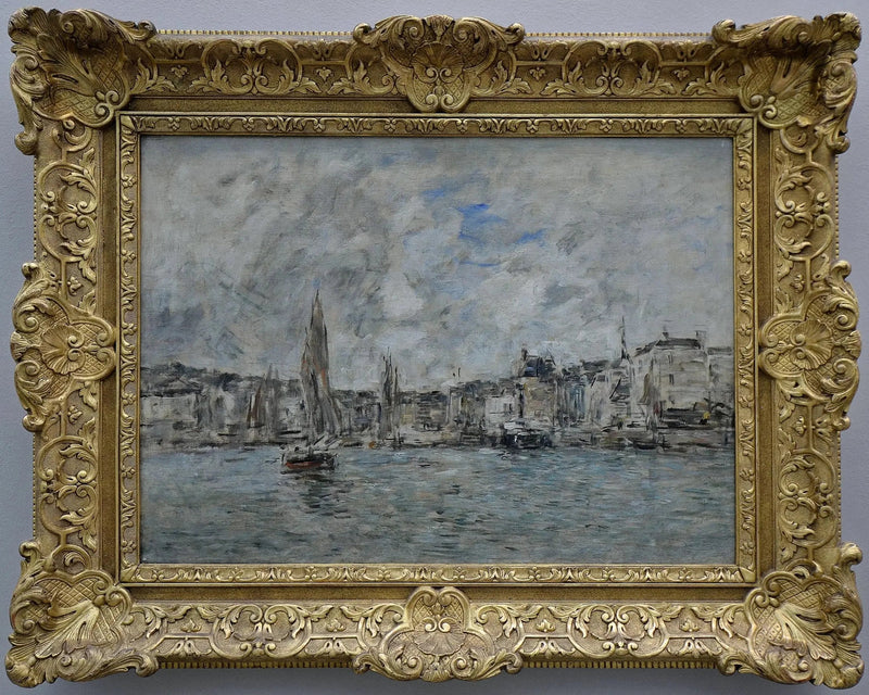 The Port of Honfleur - Eugène Boudin