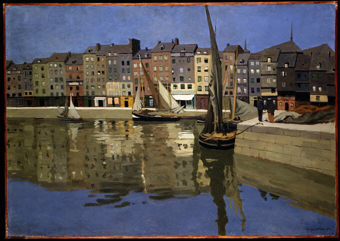The port of Honfleur at night - Félix Vallotton