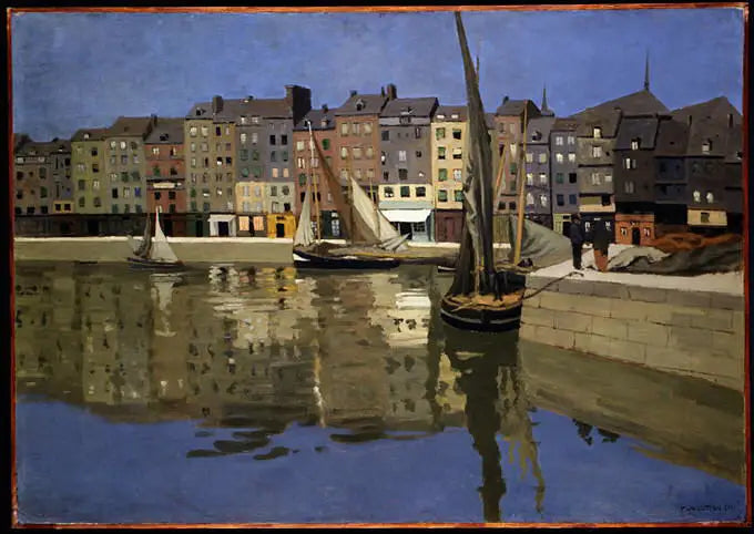 The port of Honfleur at night - Félix Vallotton