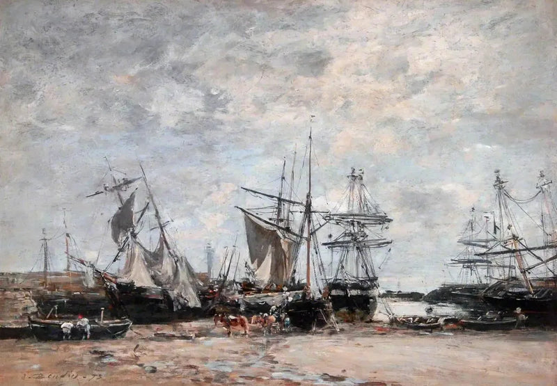 The Port of Pontrieux - Eugène Boudin