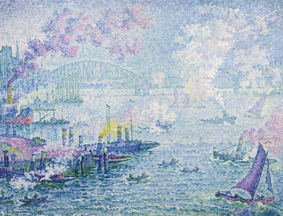 The Port of Rotterdam - Paul Signac