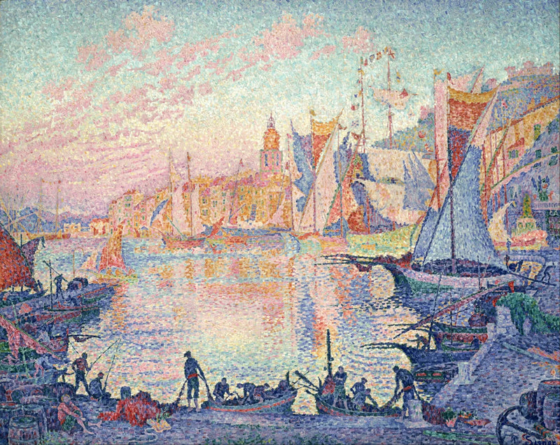 The Port of Saint-Tropez - Paul Signac