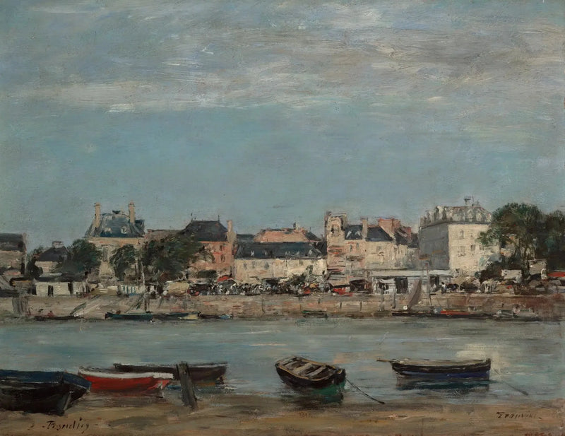 The Port of Trouville - Eugène Boudin