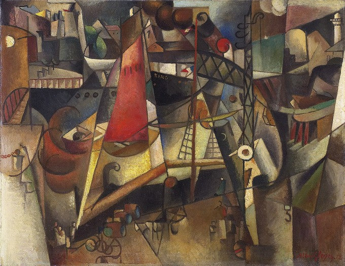 The port (Marseille) - Albert Gleizes