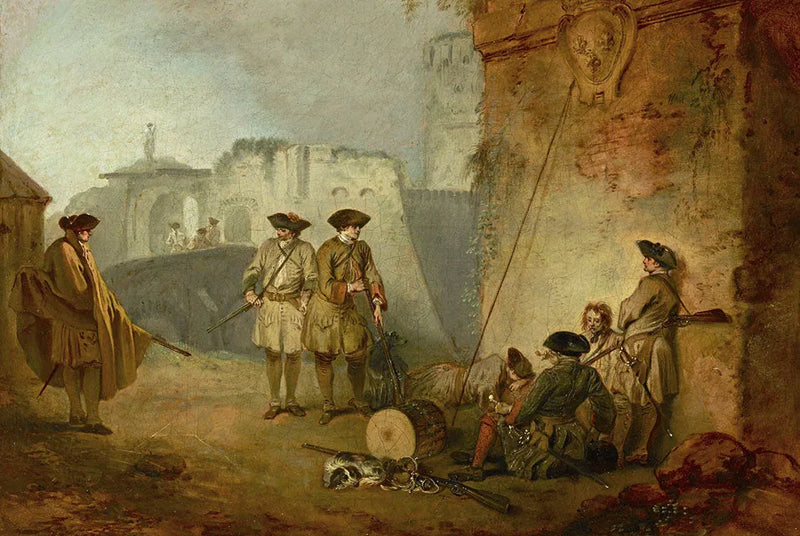The Valenciennes Gate - Antoine Watteau