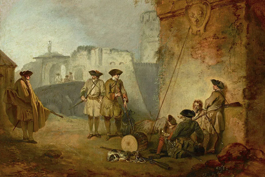 The Valenciennes Gate - Antoine Watteau