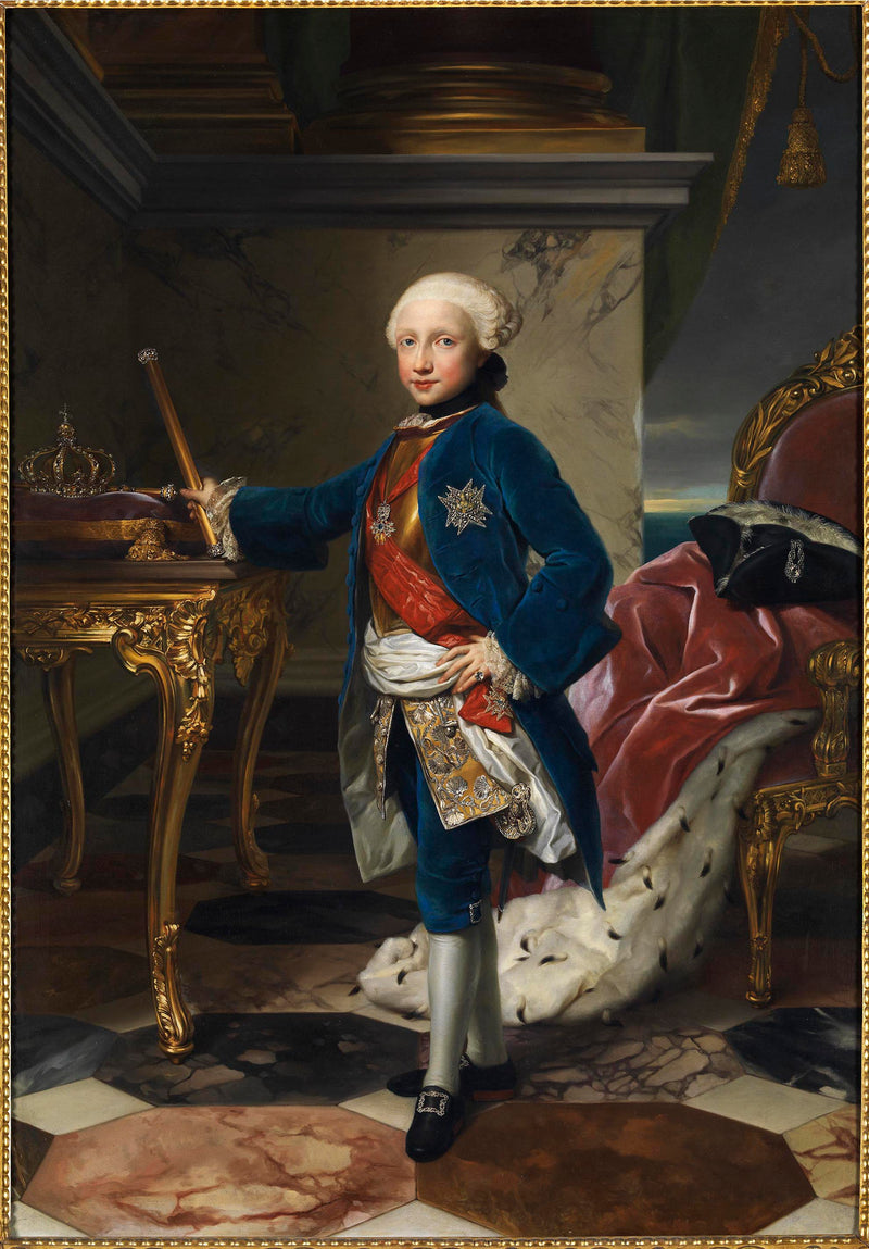 The Portrait of Ferdinand IV - Anton Raphael Mengs