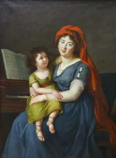 The portrait of Princess Ekaterina Nikolaevna Menchikova - Élisabeth Vigée Le Brun