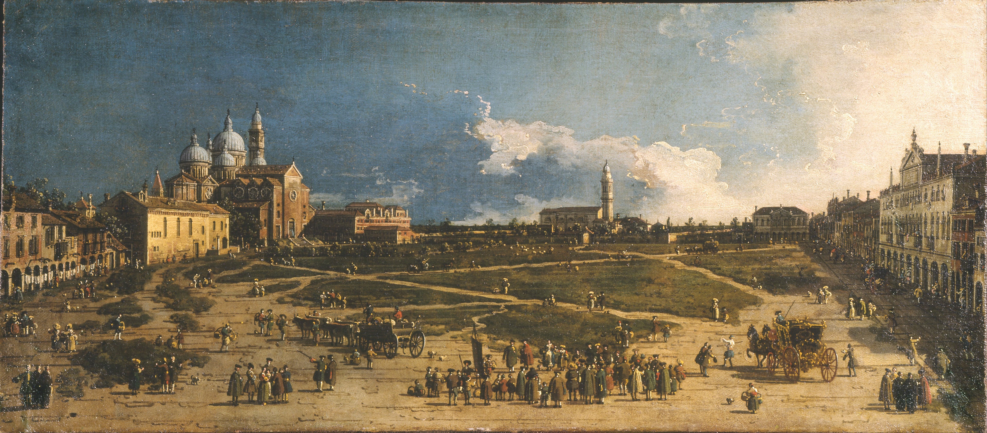 The Pra della Valle in Padua - Canaletto