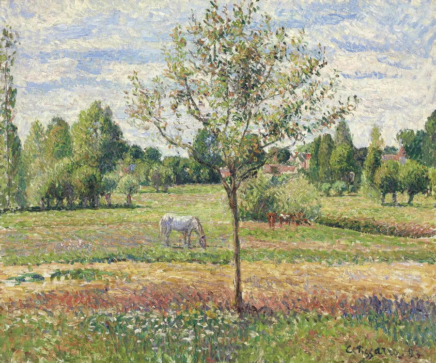 The Meadow at Gray Horse, Éragny - Camille Pissarro