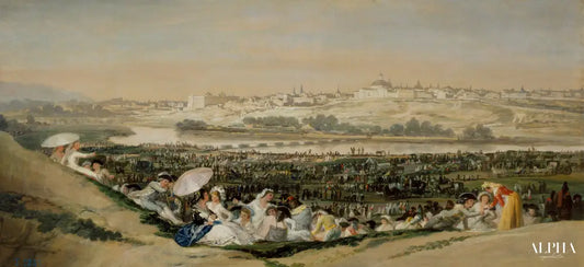 Le pré de San Isidro - Francisco de Goya - Reproductions de tableaux et peintures haut de gamme