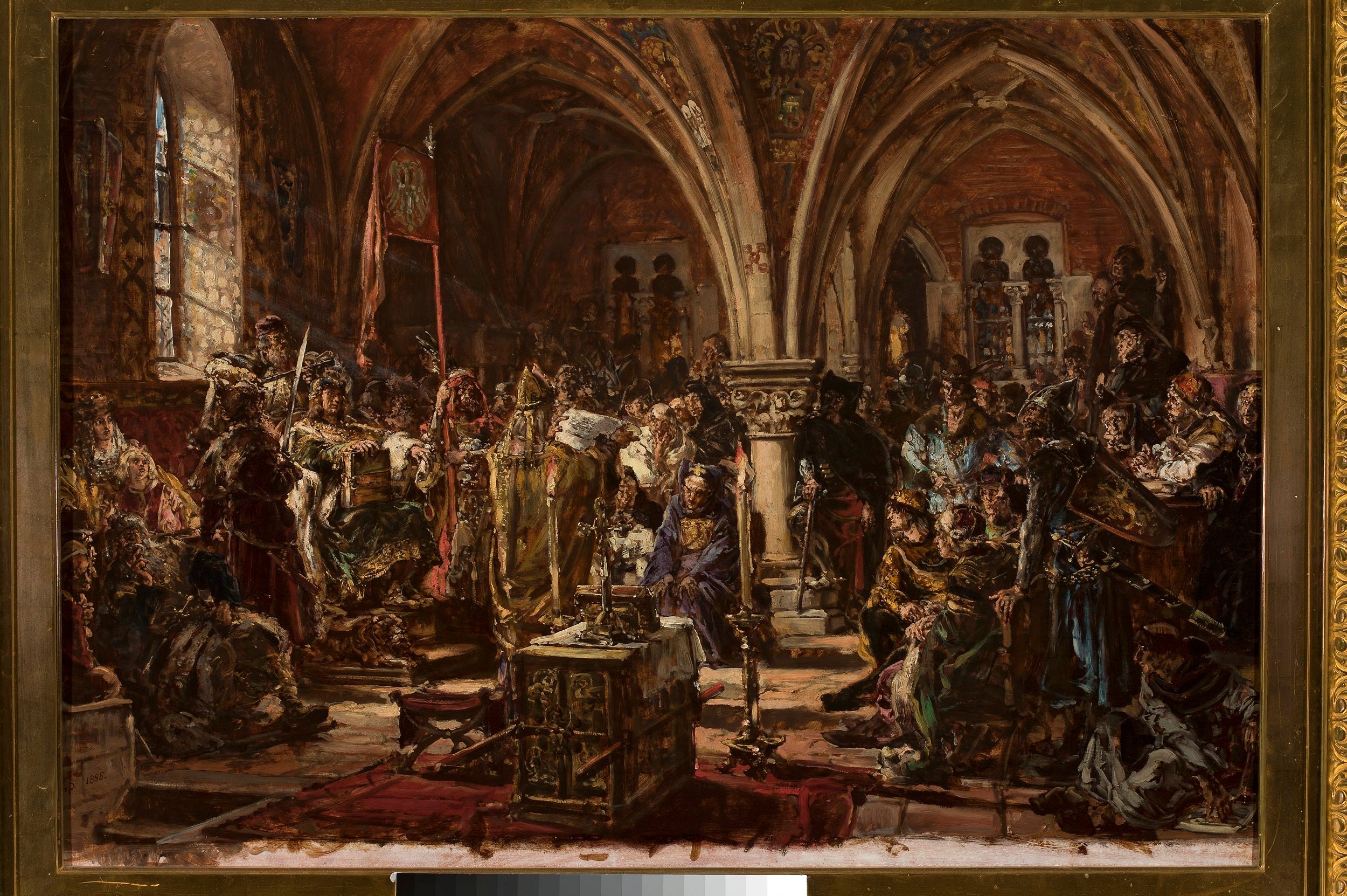 The First Parliament of Łęczyca, from the series « History of Civilization in Poland » - Jan Matejko
