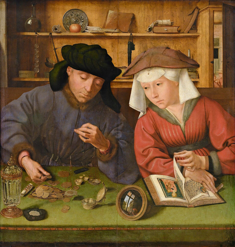 The Lender and His Wife - Quentin Metsys