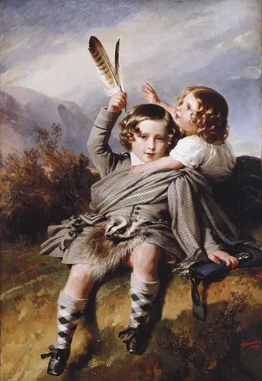 Prince Alfred and Princess Helena - Franz Xaver Winterhalter