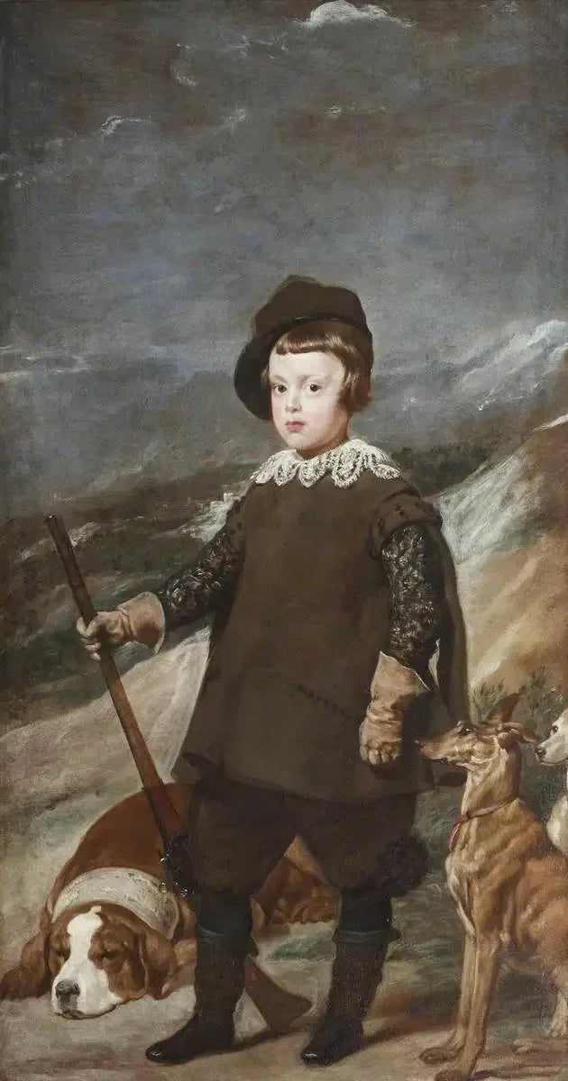 Prince Baltasar Carlos (1629-1646), aged 6, as a hunter - Diego Velázquez