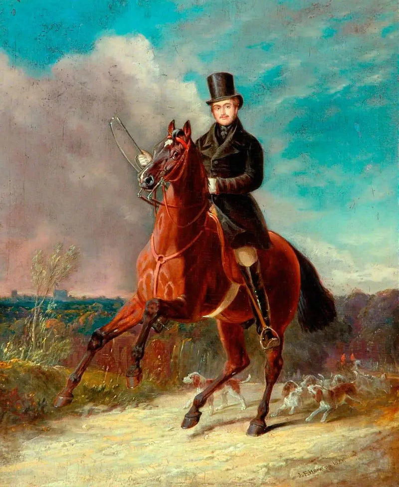 The Prince Consort on horseback - John Frederick Herring, Sr.