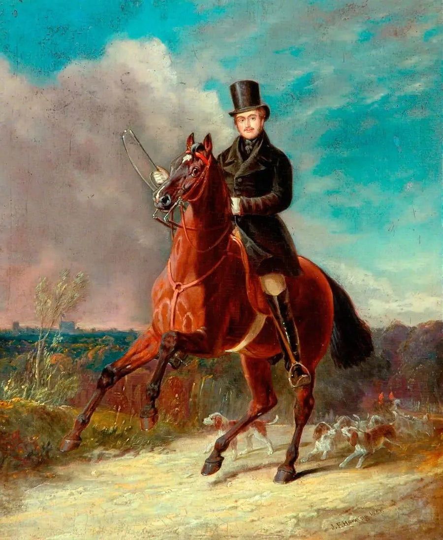 The Prince Consort on horseback - John Frederick Herring, Sr.