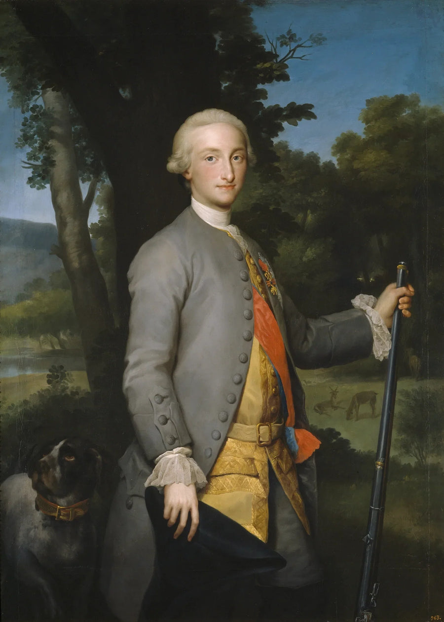 "The Prince of Asturias, future Charles IV of Spain" - Anton Raphael Mengs