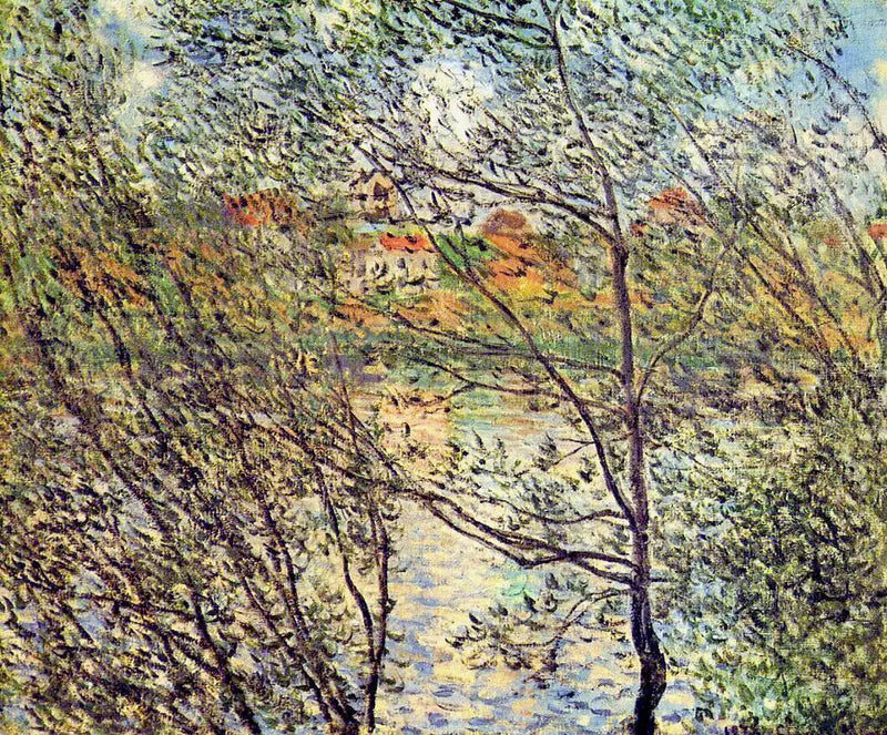 Spring Through the Branches - Claude Monet