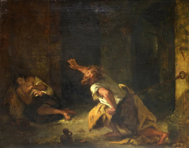 The Prisoner of Chillon - Eugène Delacroix