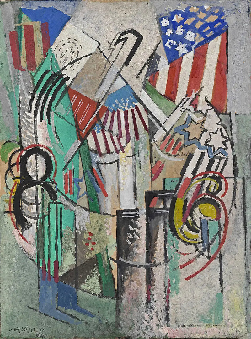 The price of the Astor cut (Les Drapeaux) - Albert Gleizes