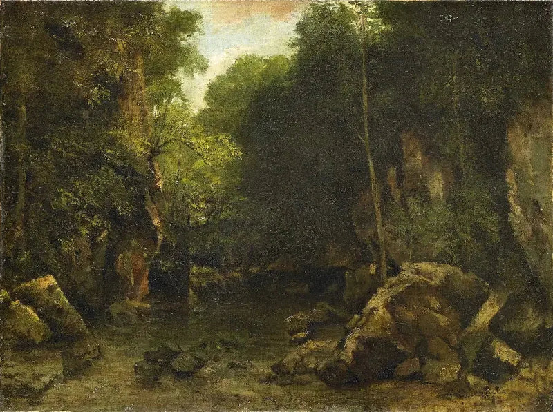 The Black Well - Gustave Courbet