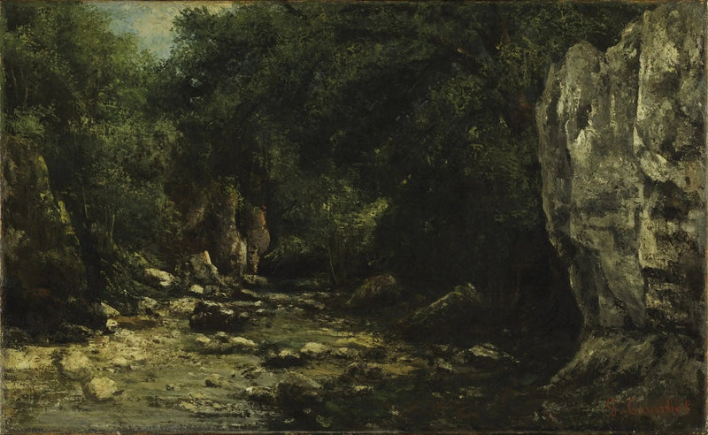 The Black Well - Gustave Courbet