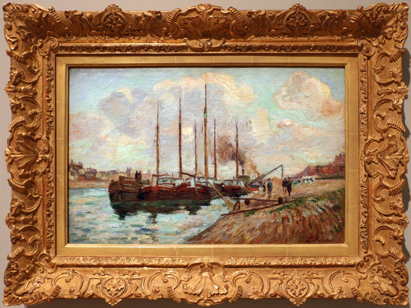 The Quai d'Austerlitz in Paris - Armand Guillaumin