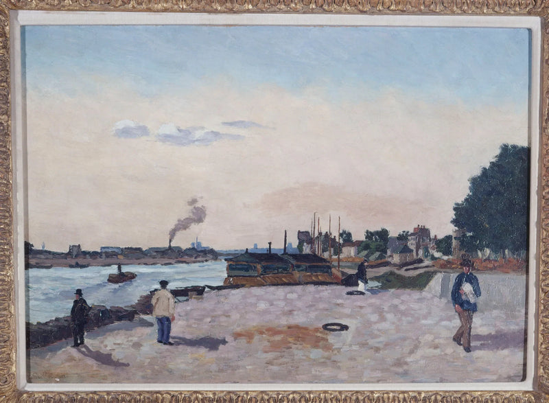 The Quai de Bercy, around 1874 - Armand Guillaumin