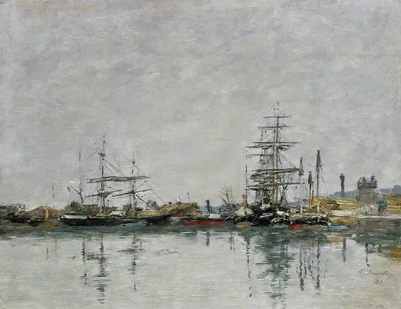 The Quay of Le Havre - Eugène Boudin